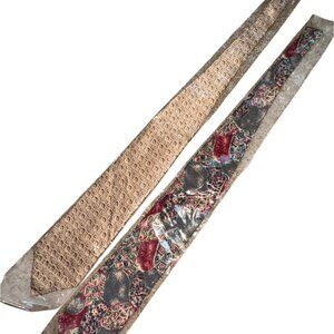 Mens 2 Piece Silk Tie Lot-Perry Ellis/Unbranded-New!